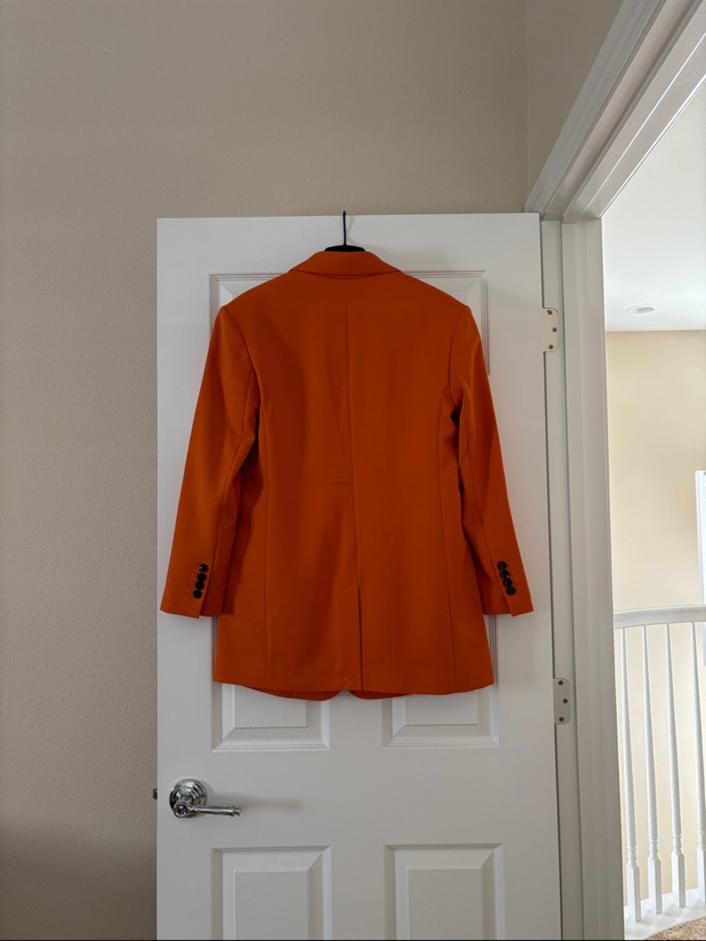 Express Orange Color Tailored Blazer - Picture 6 of 15